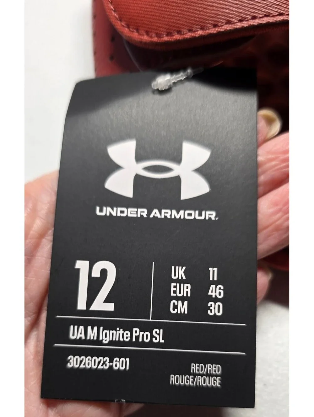 Under Armour UA Ignite Pro SL Red Slide Sandals Size 12